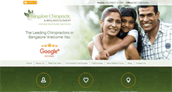 Desktop Screenshot of bangalorechiropractic.com