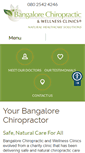 Mobile Screenshot of bangalorechiropractic.com
